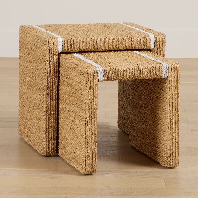 Bahari Woven Set Of 2 Nesting Tables