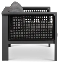 Sunrise Dark Gray Loveseat