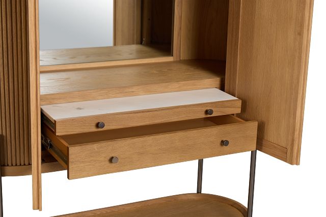 Gables Light Tone Bar Cabinet