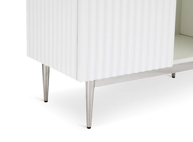 Surge White Two-door Cabinet