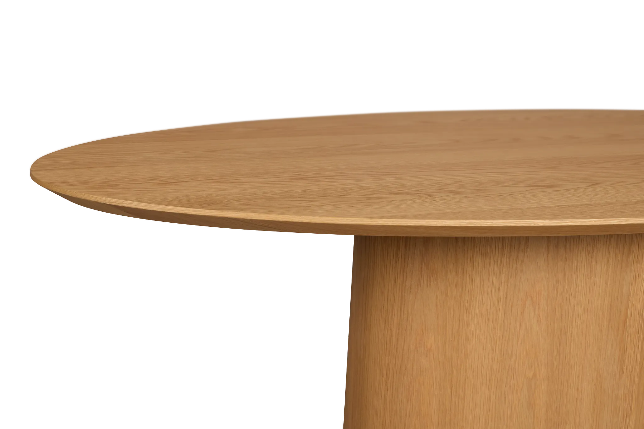 Nomad Light Tone 78" Oval Table