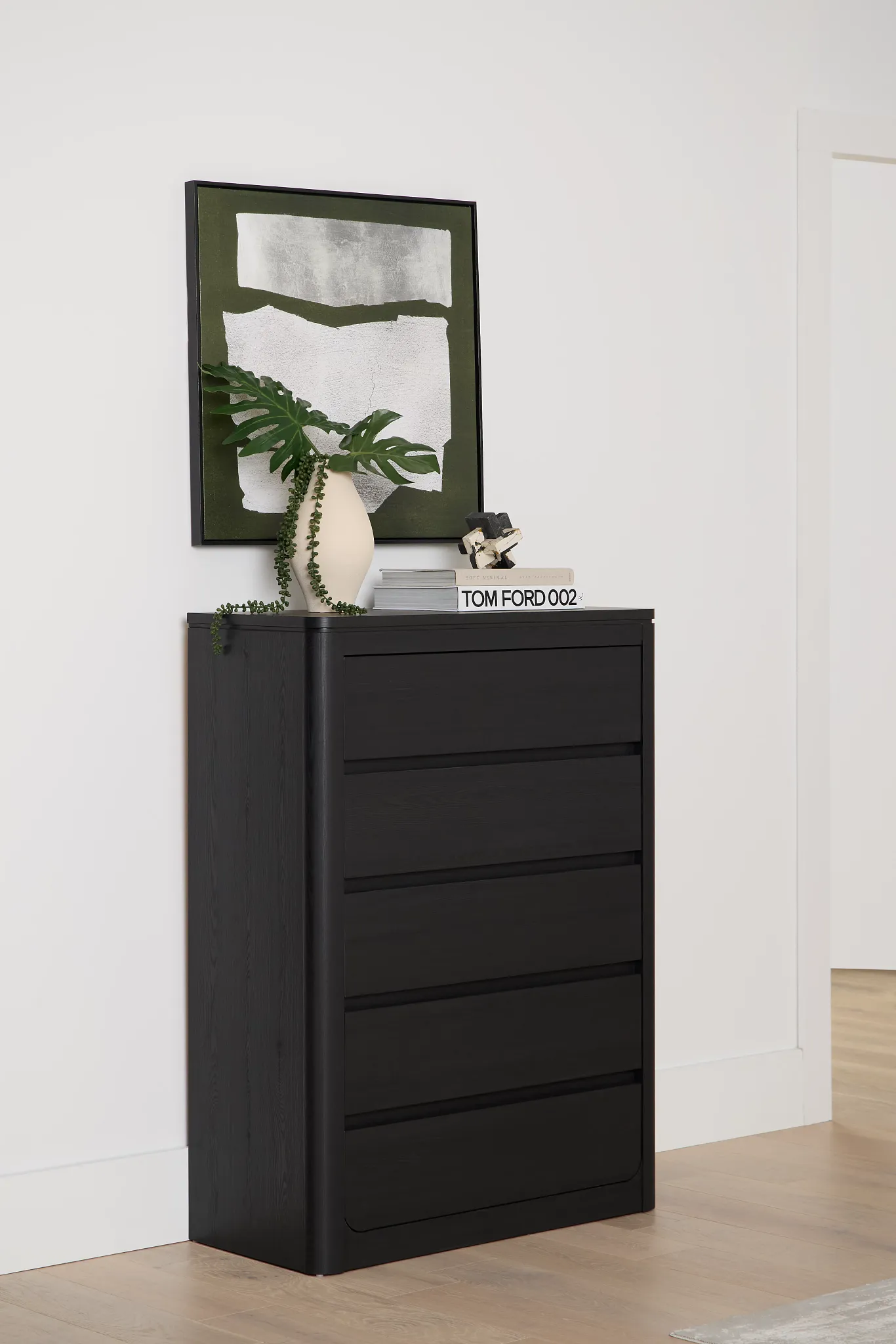 Emory Black Drawer Chest