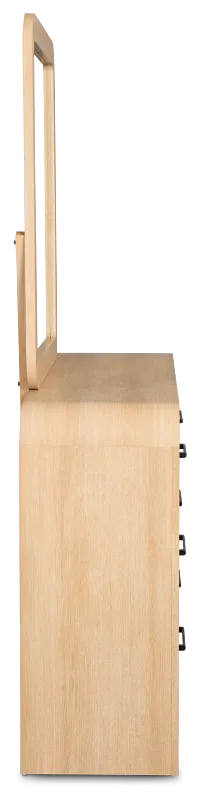 Lyndie Light Tone Dresser & Mirror