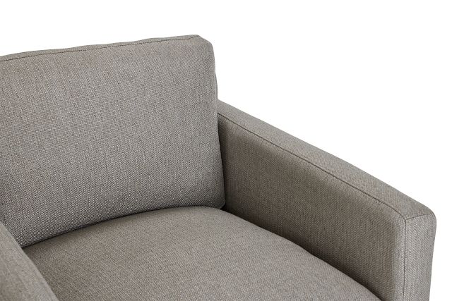 Mckenzie Light Gray Fabric Swivel Accent Chair