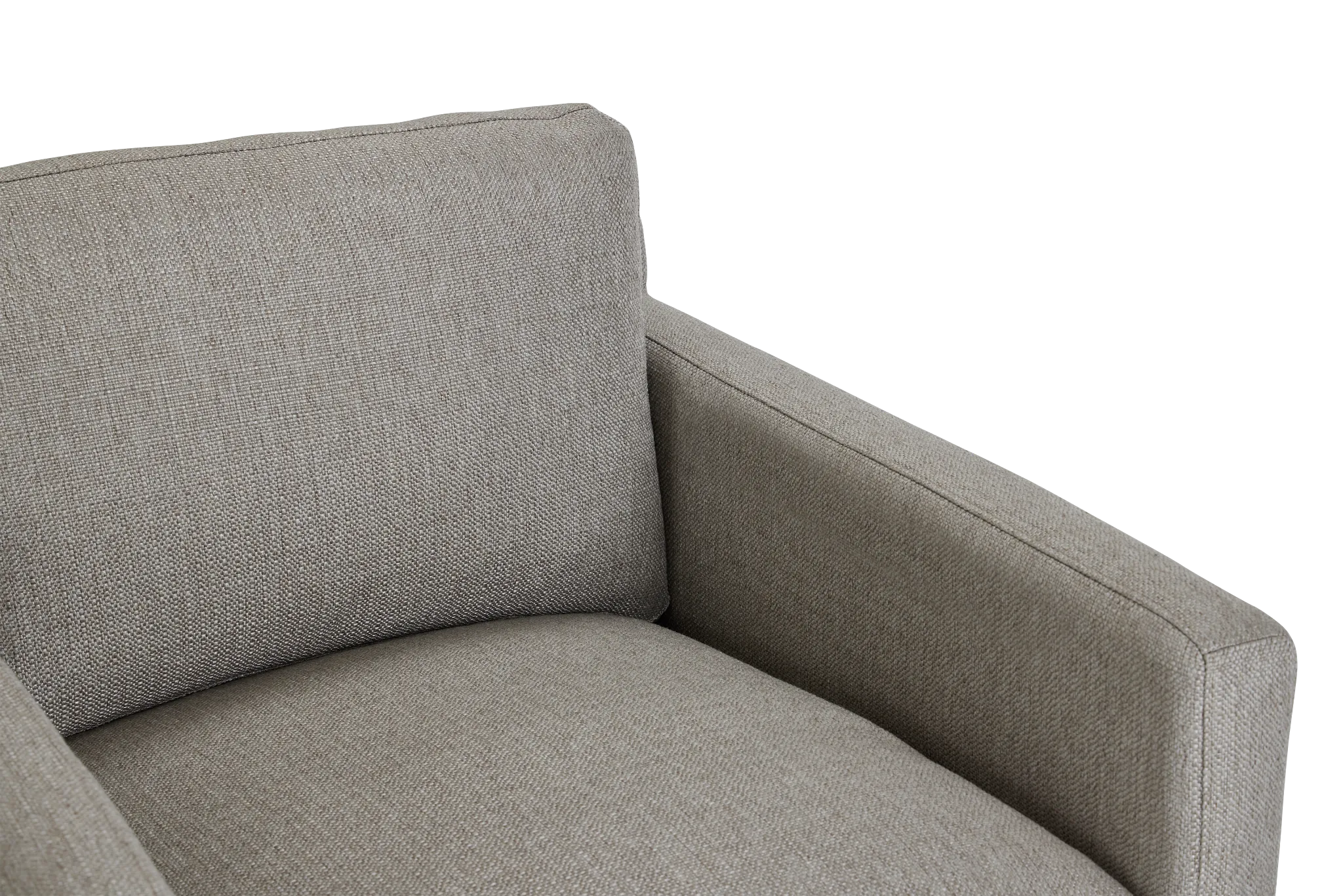 Mckenzie Light Gray Fabric Swivel Accent Chair