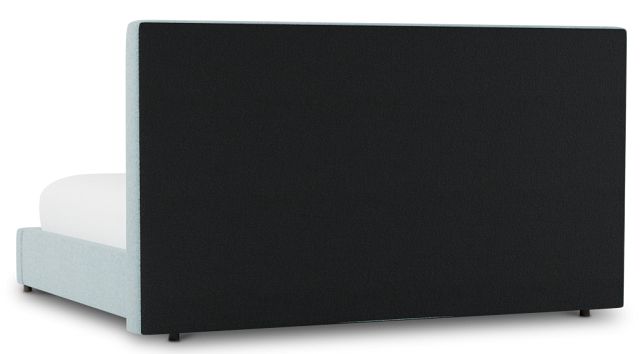 Grayton Elite Light Blue 54" Upholstered Platform Bed