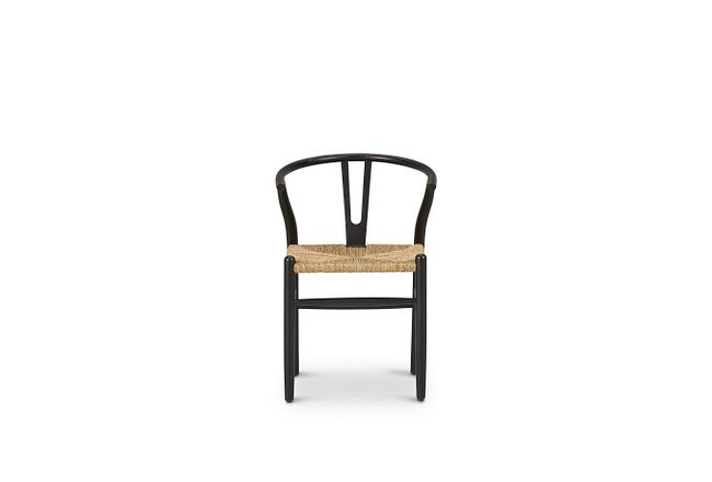 Moya Black Wood Side Chair