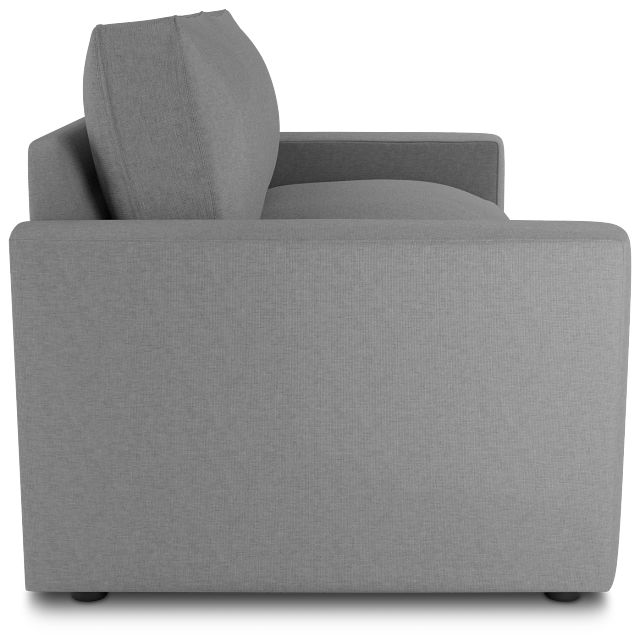 Siesta Suave Gray Fabric Memory Foam Sleeper