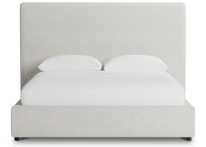 Grayton Gellar Beige 54" Upholstered Platform Bed Grayton Gellar Beige 54" Upholstered Platform Bed