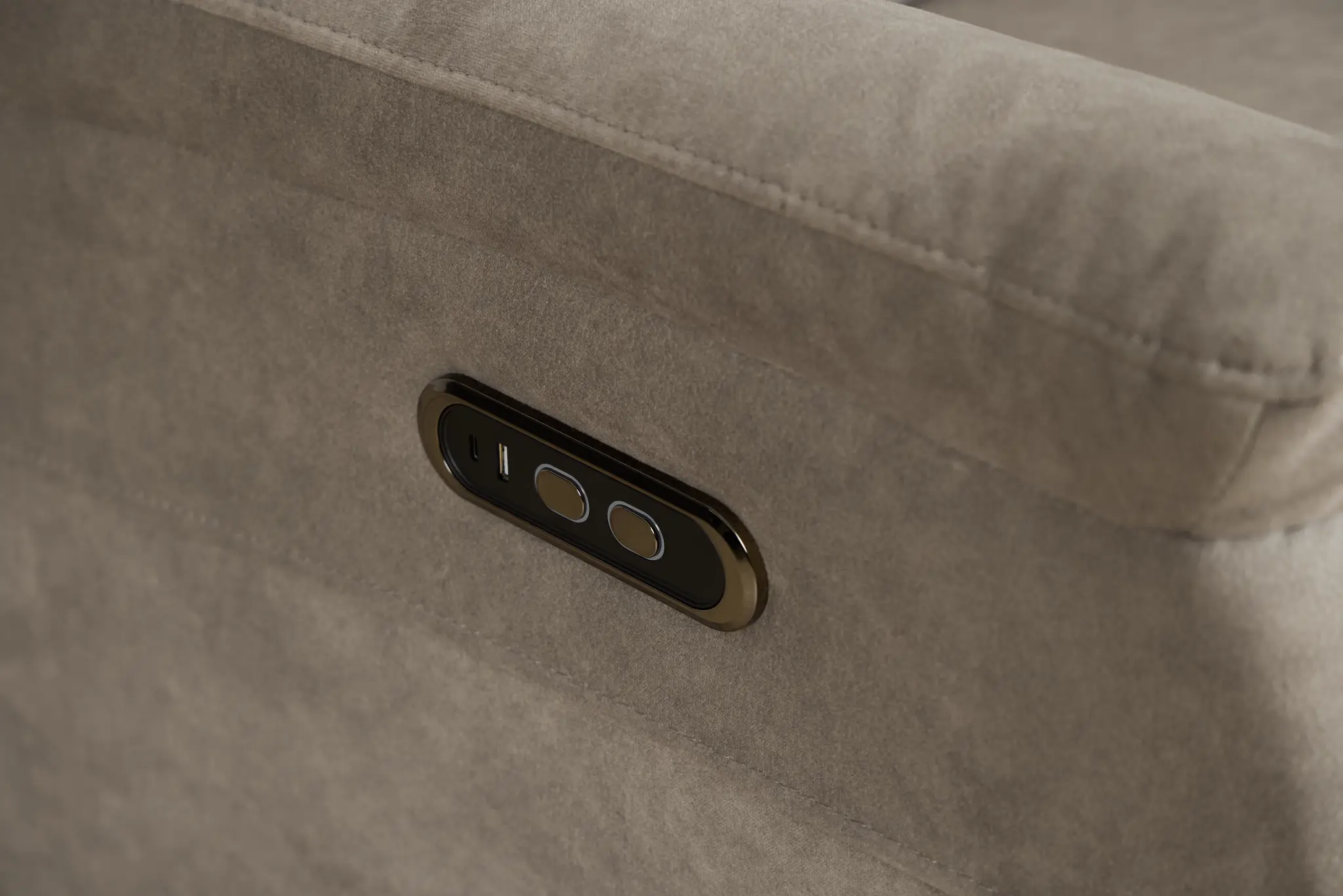 Ryder Beige Micro Power Recliner Ryder Beige Micro Power Recliner