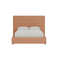 Grayton Sutton Orange 54" Upholstered Platform Bed