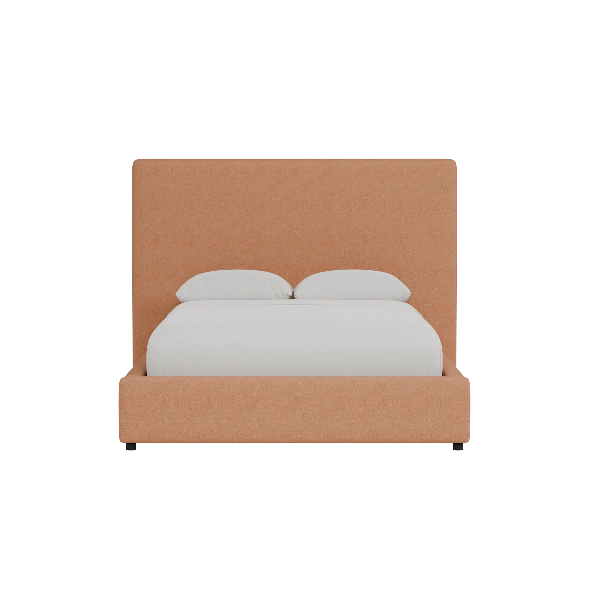 Grayton Sutton Orange 54" Upholstered Platform Bed