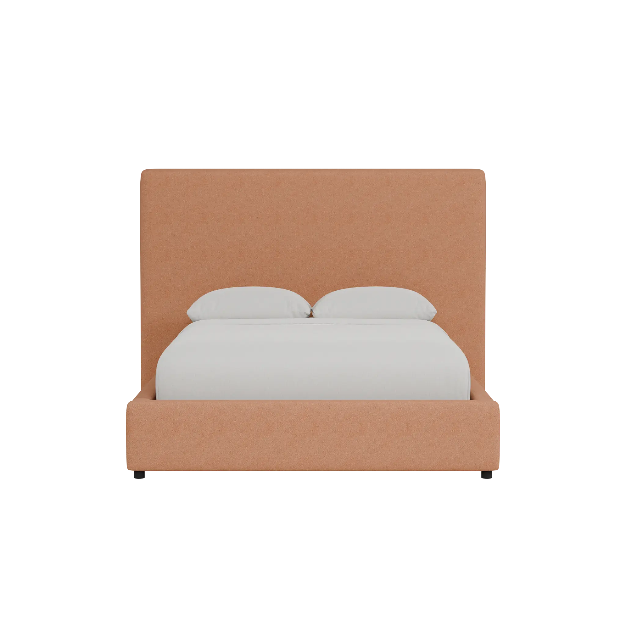 Grayton Sutton Orange 54" Upholstered Platform Bed Grayton Sutton Orange 54" Upholstered Platform Bed