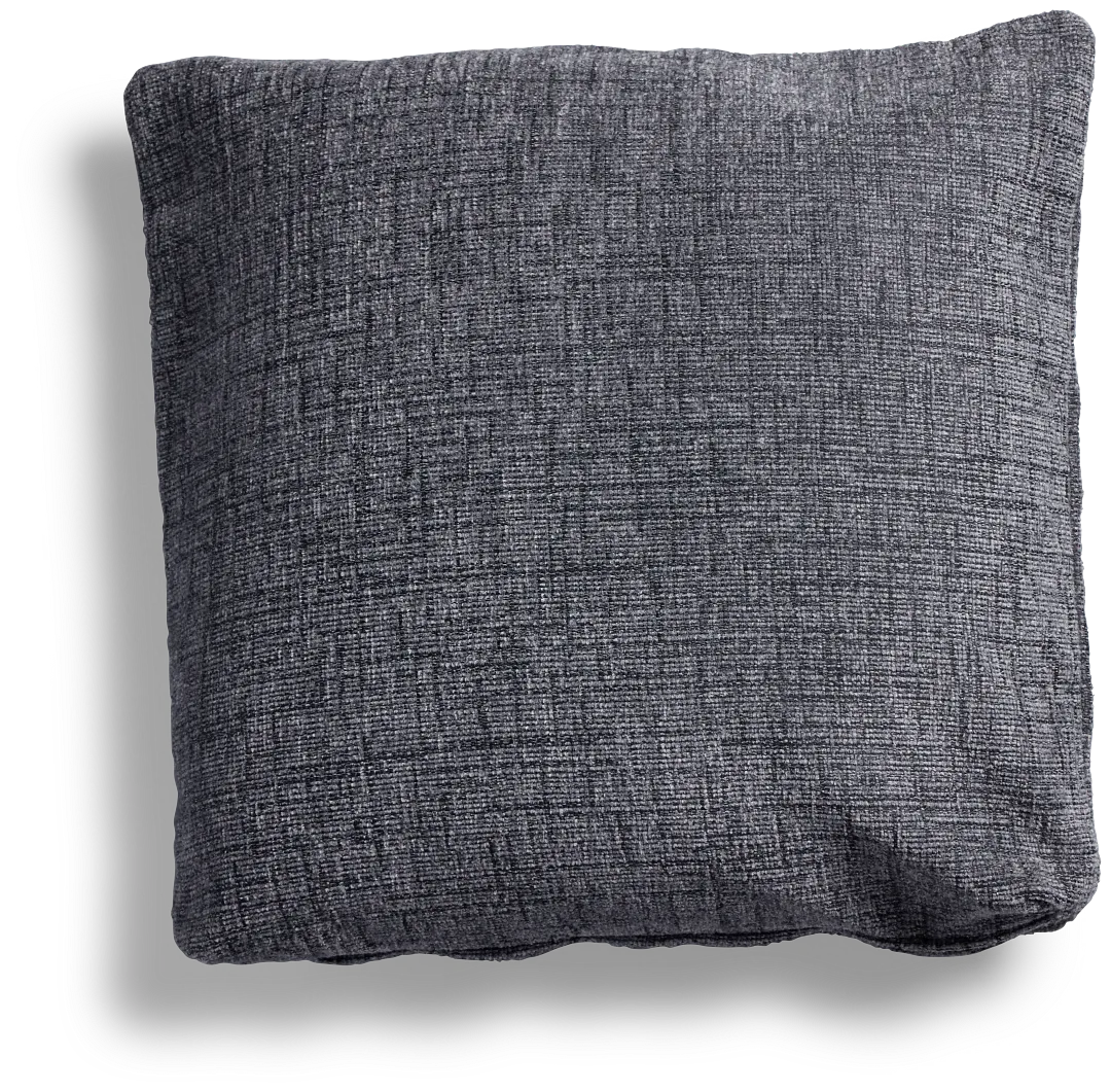 Maxie Dark Gray 18" Accent Pillow