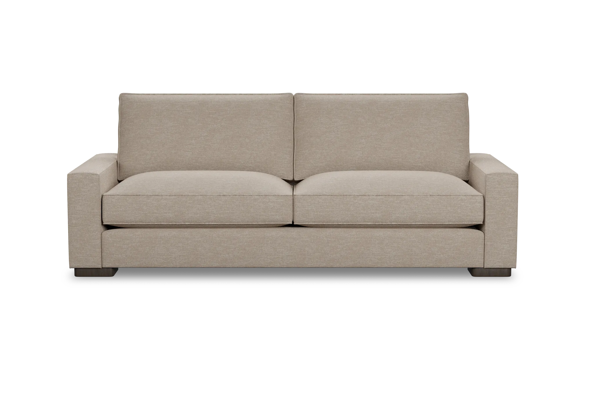 Edgewater Victory Taupe 96" Sofa W/ 2 Cushions