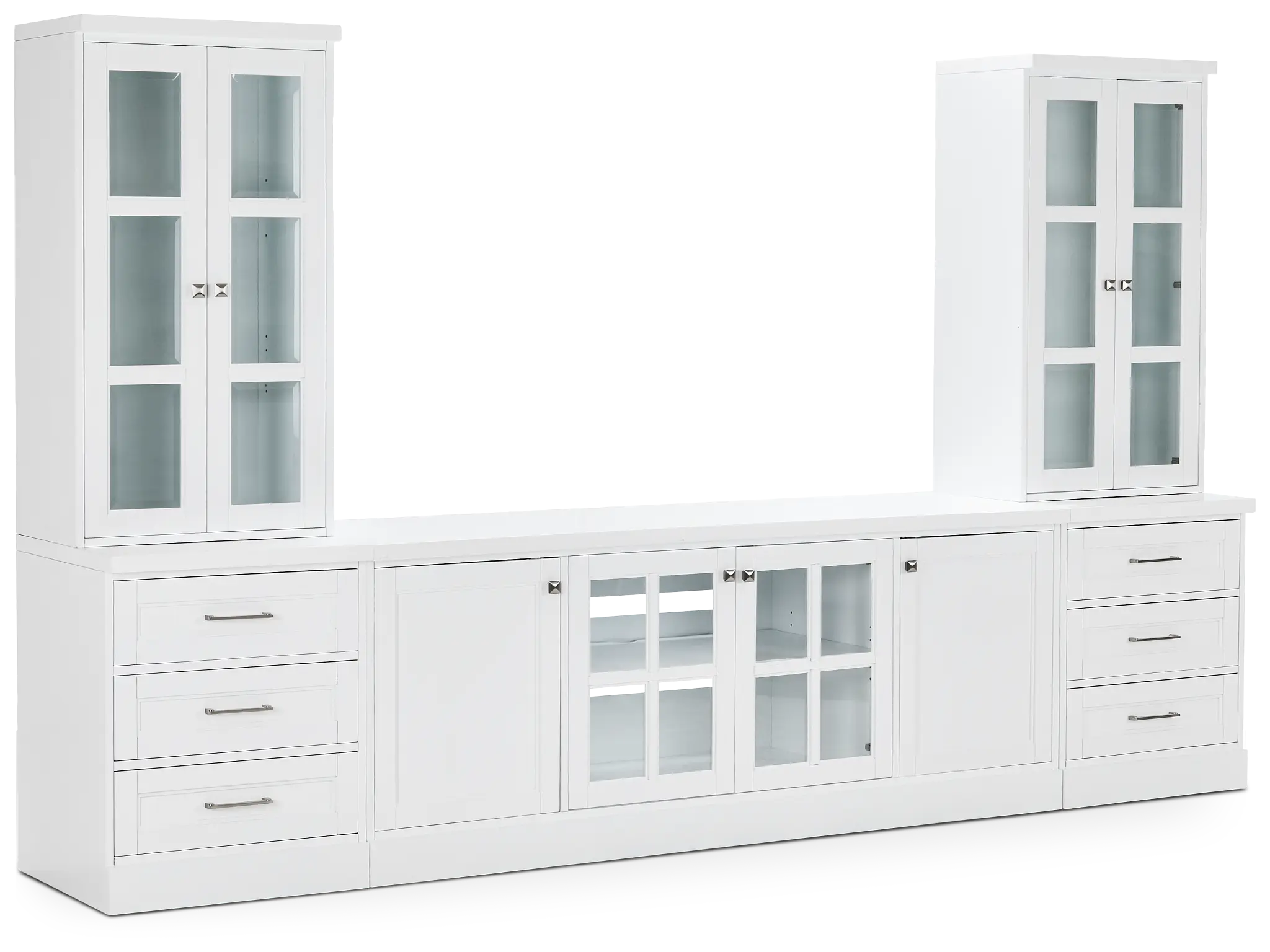 Newport White Medium Drawer Entertainment Wall Newport White Medium Drawer Entertainment Wall