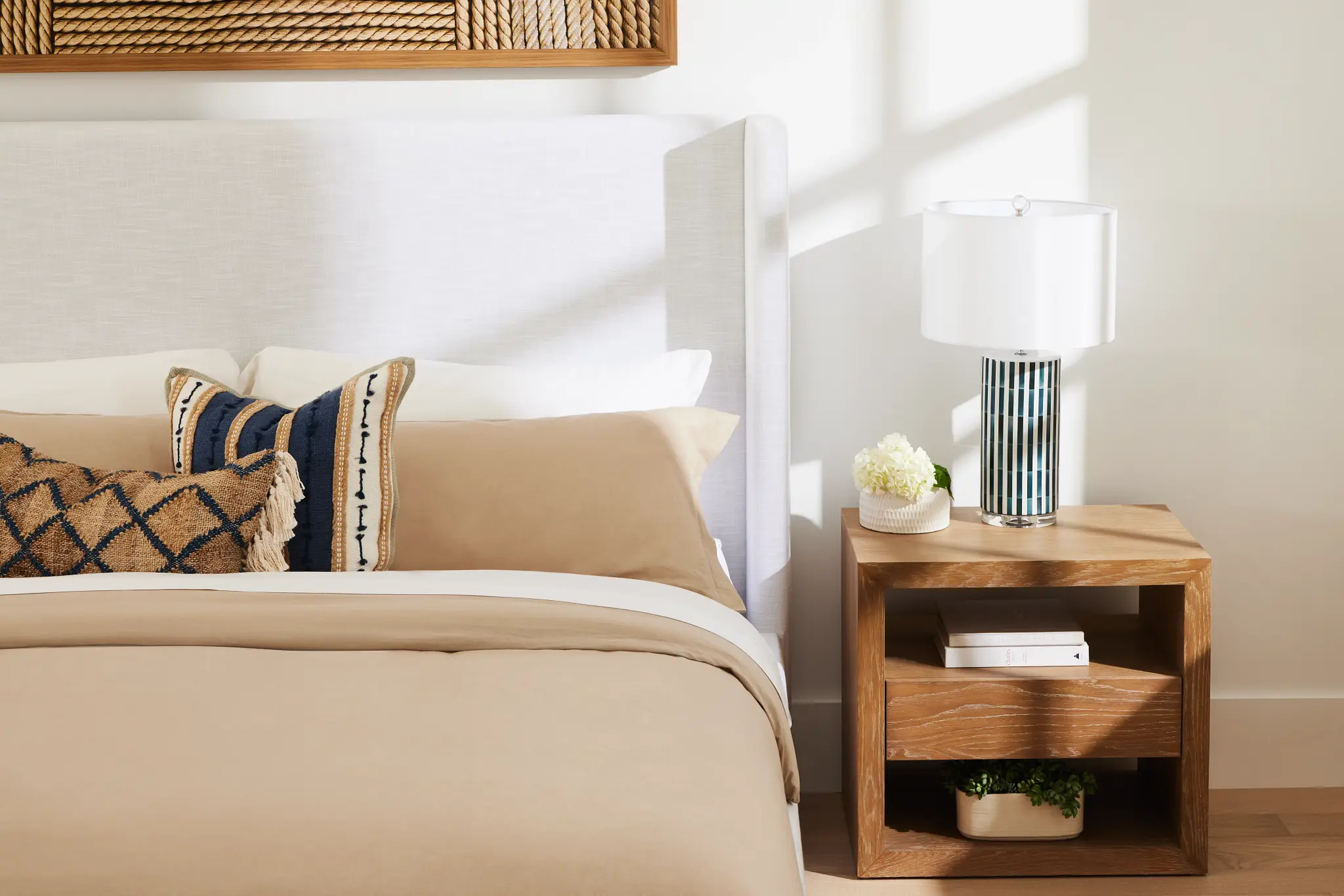 Nantucket White Uph Panel Bed Nantucket White Uph Panel Bed