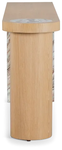 Malibu Light Tone Console Table