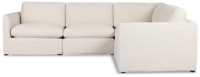 Willow Light Beige Fabric Medium Two-arm Sectional