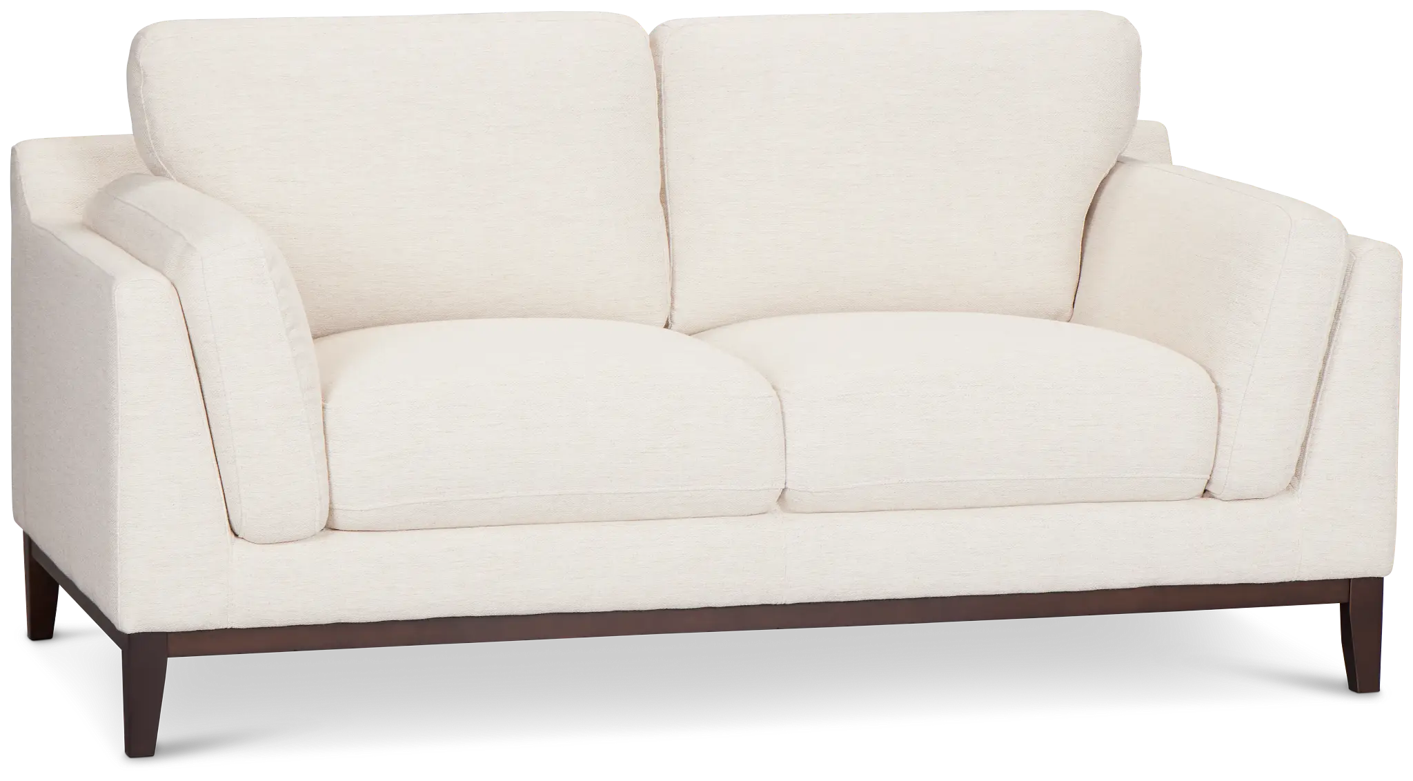 Wesley Light Beige Fabric Loveseat Wesley Light Beige Fabric Loveseat