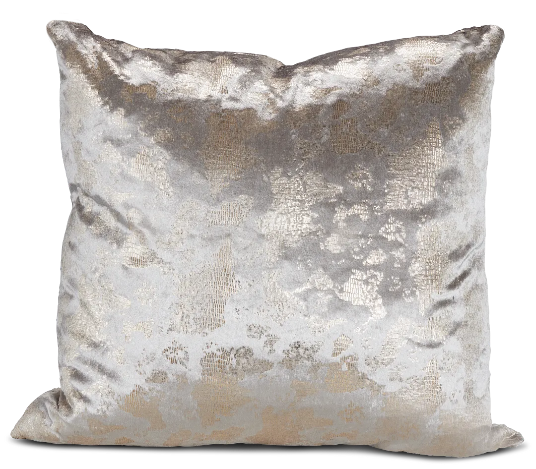 Logan Gray 22" Square Accent Pillow