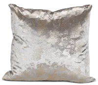 Logan Gray 22" Square Accent Pillow