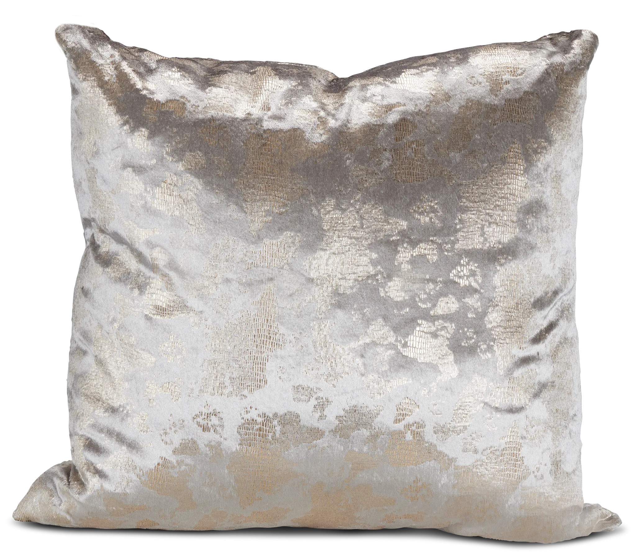 Logan Gray 22" Square Accent Pillow