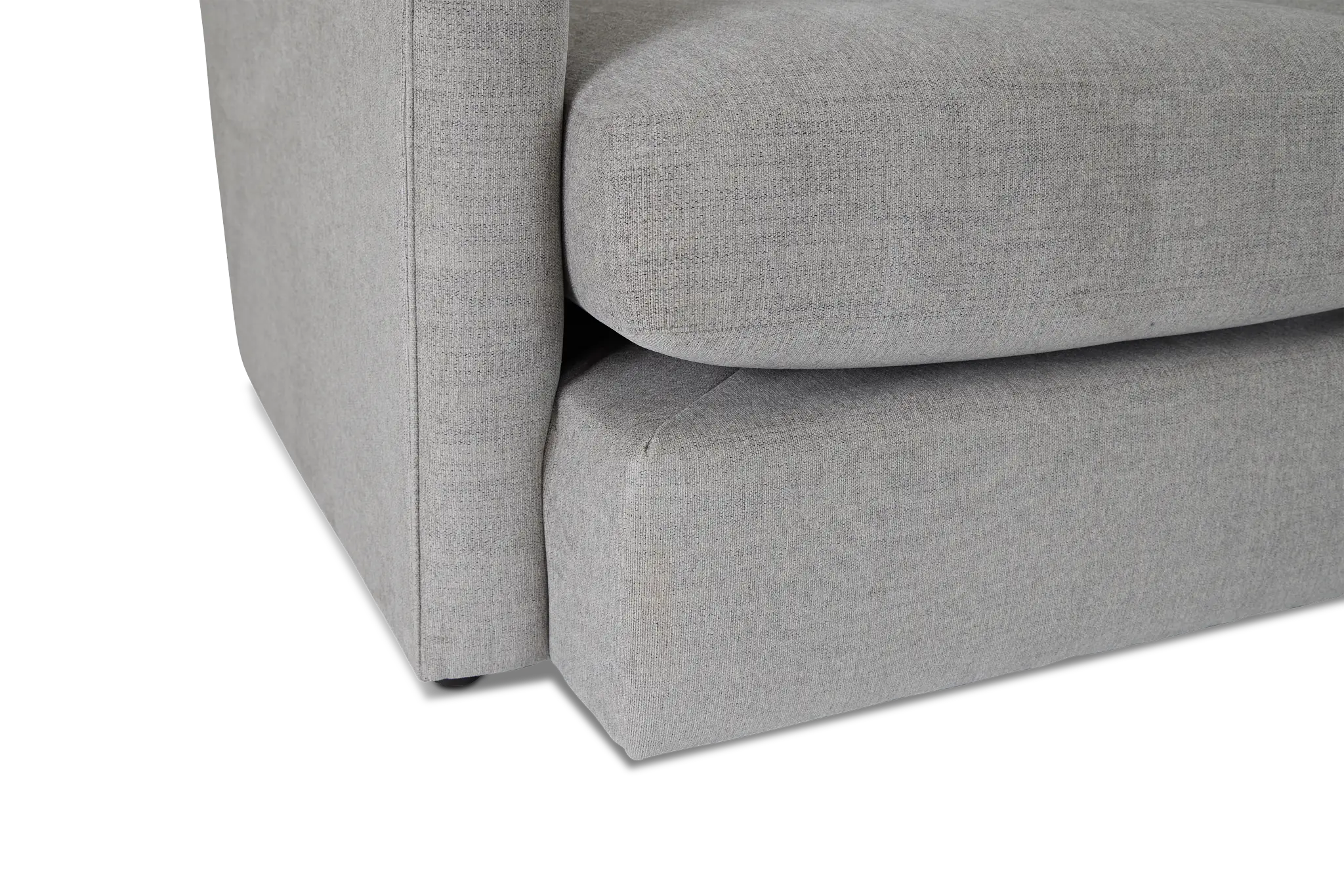 Noah Gray Fabric Small Two-arm Sectional Noah Gray Fabric Small Two-arm Sectional
