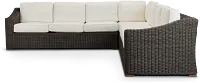 Canyon Gray White Large Two-arm Sectional