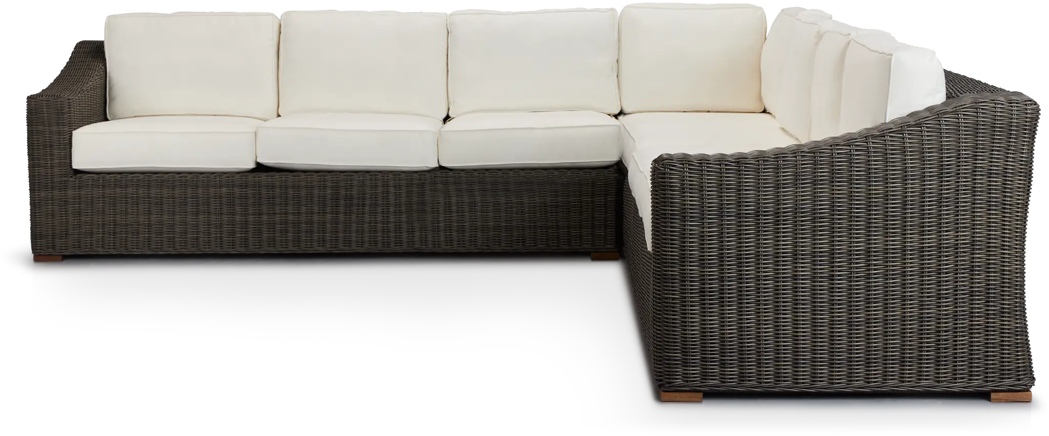 Canyon Gray White Large Two-arm Sectional Canyon Gray White Large Two-arm Sectional