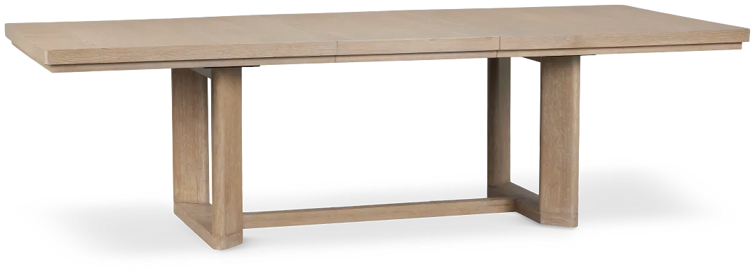 Alton Light Tone Rect Trestle Table