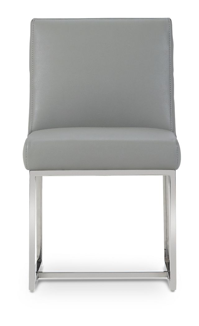 Miami Gray Micro Upholstered Side Chair (1)