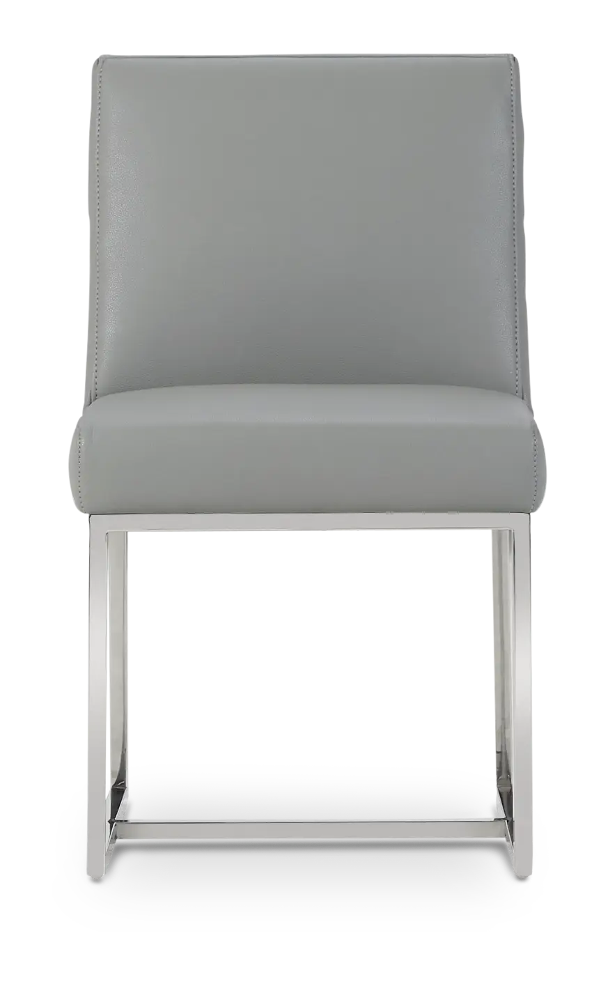 Miami Gray Micro Upholstered Side Chair Miami Gray Micro Upholstered Side Chair