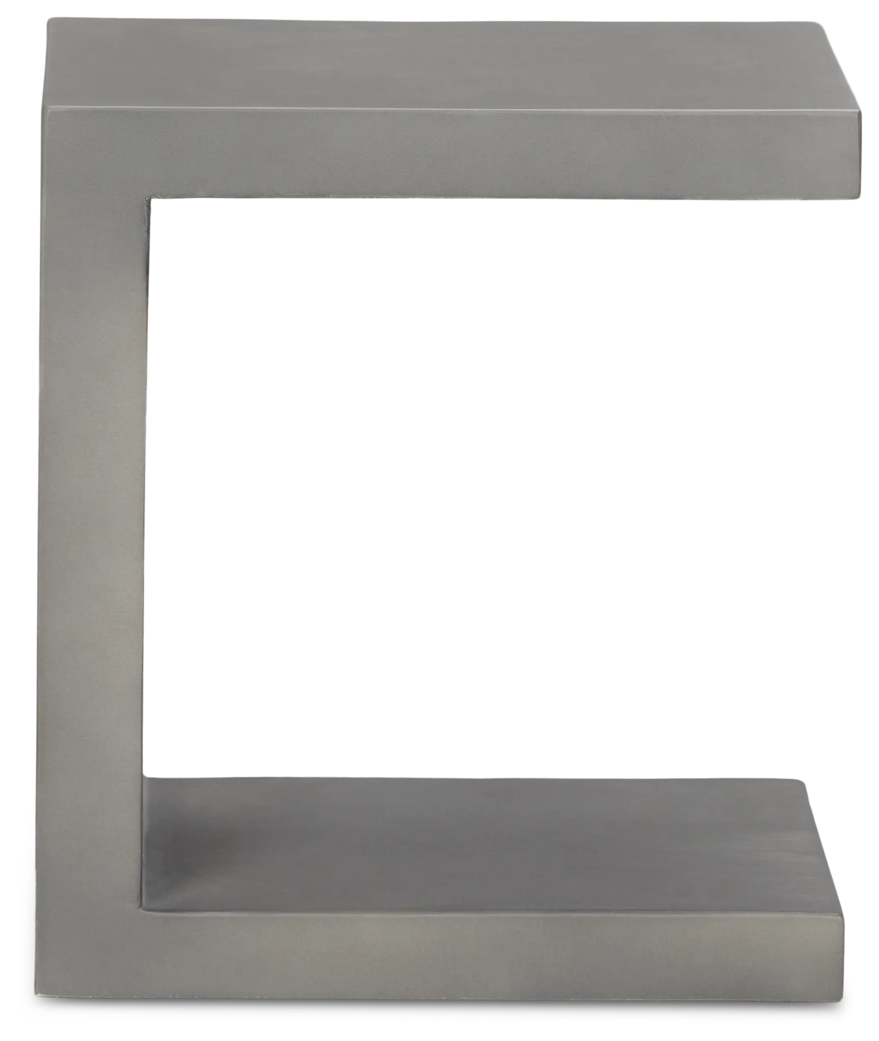 Brio Gray Square End Table