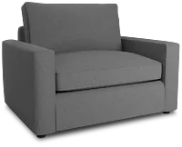 Siesta Suave Gray Fabric Memory Foam Sleeper