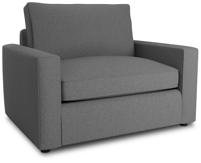 Siesta Suave Gray Fabric Memory Foam Sleeper