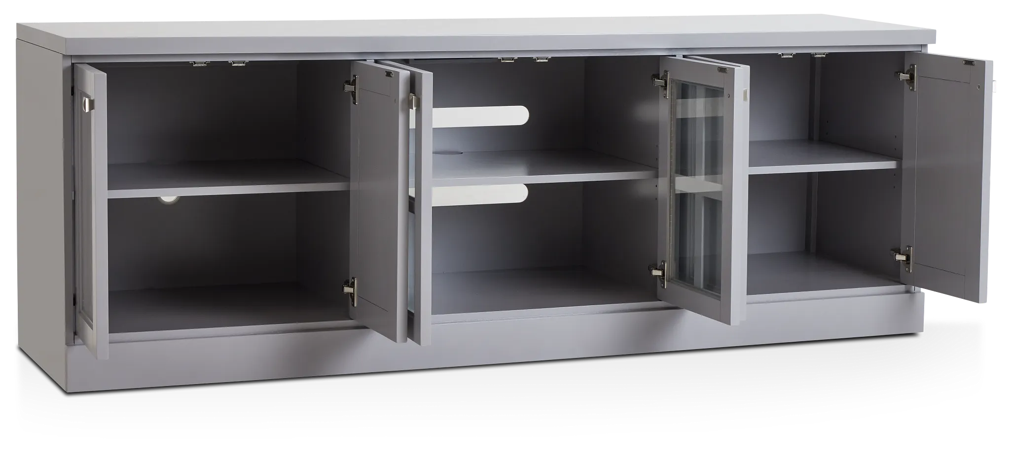 Newport Gray 84" Tv Stand