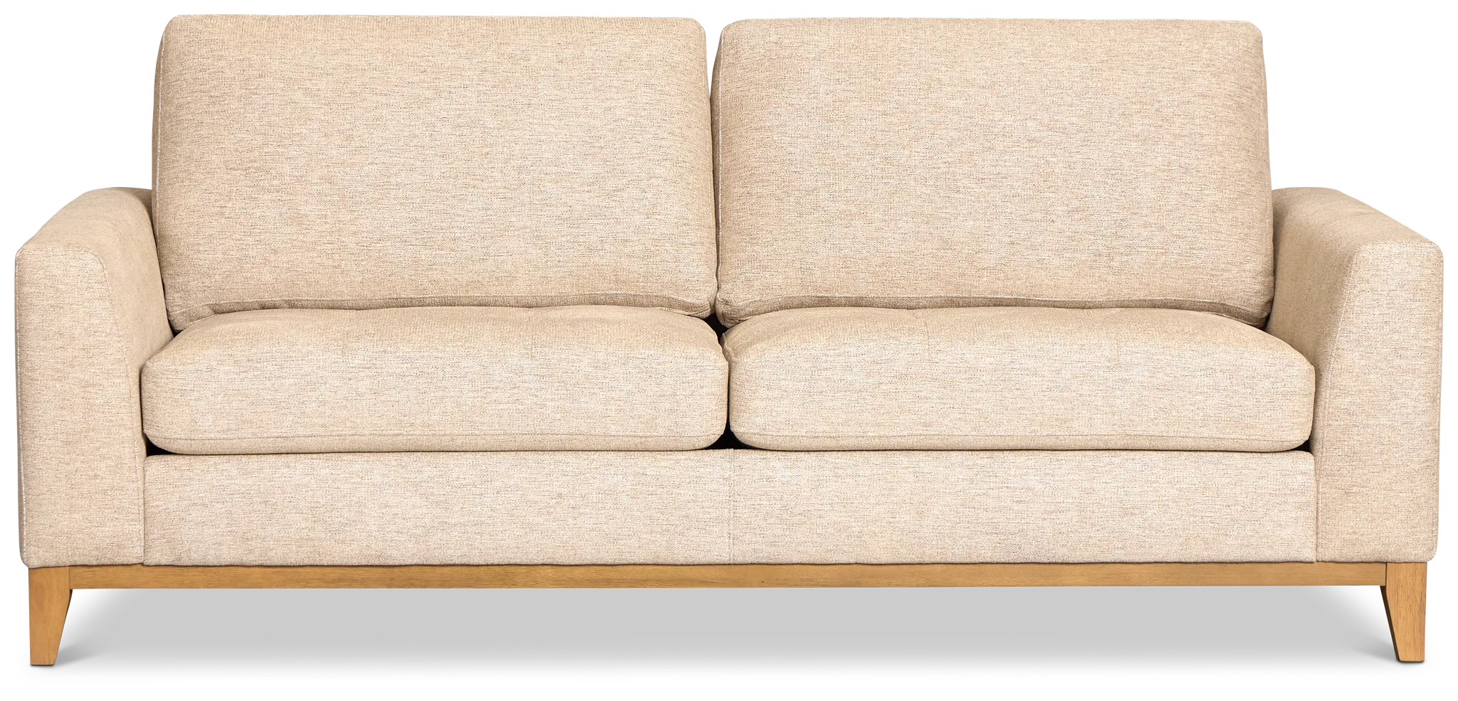 Maisie Light Brown Fabric Sofa