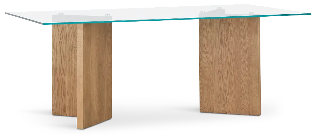 Haven Glass 80" Rectangular Table Haven Glass 80" Rectangular Table