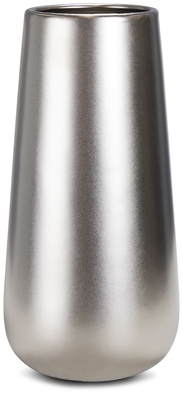 Iika Silver Large Vase