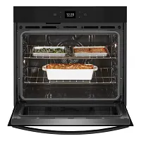 Whirlpool 5030l Series Black Single Electric Oven
