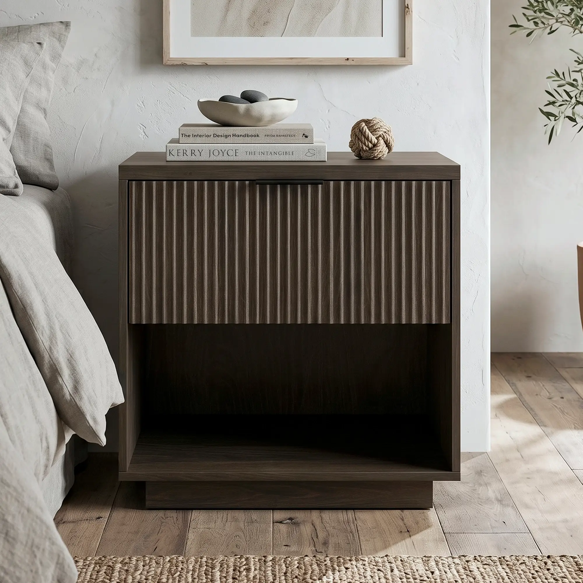 Conti Dark Tone Nightstand Conti Dark Tone Nightstand