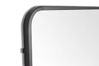 Amara Black Floor Mirror