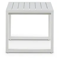 Linear2 White Aluminum Coffee Table