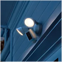 Ring Floodlight Cam Plus Wired White Outdoor Security Cameras