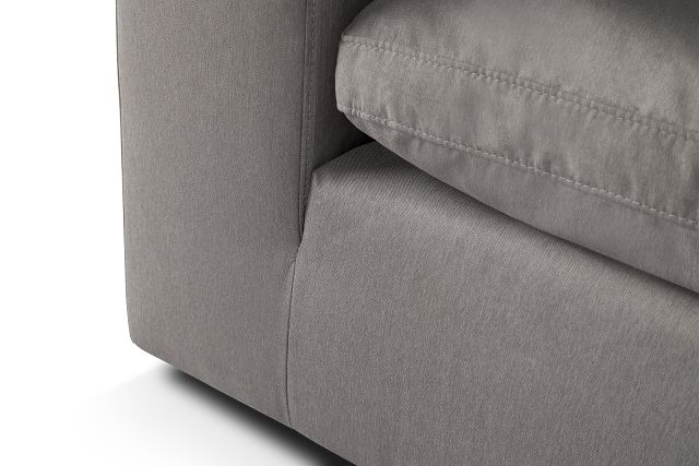 Nixon Light Gray Fabric 8-piece Modular Sectional