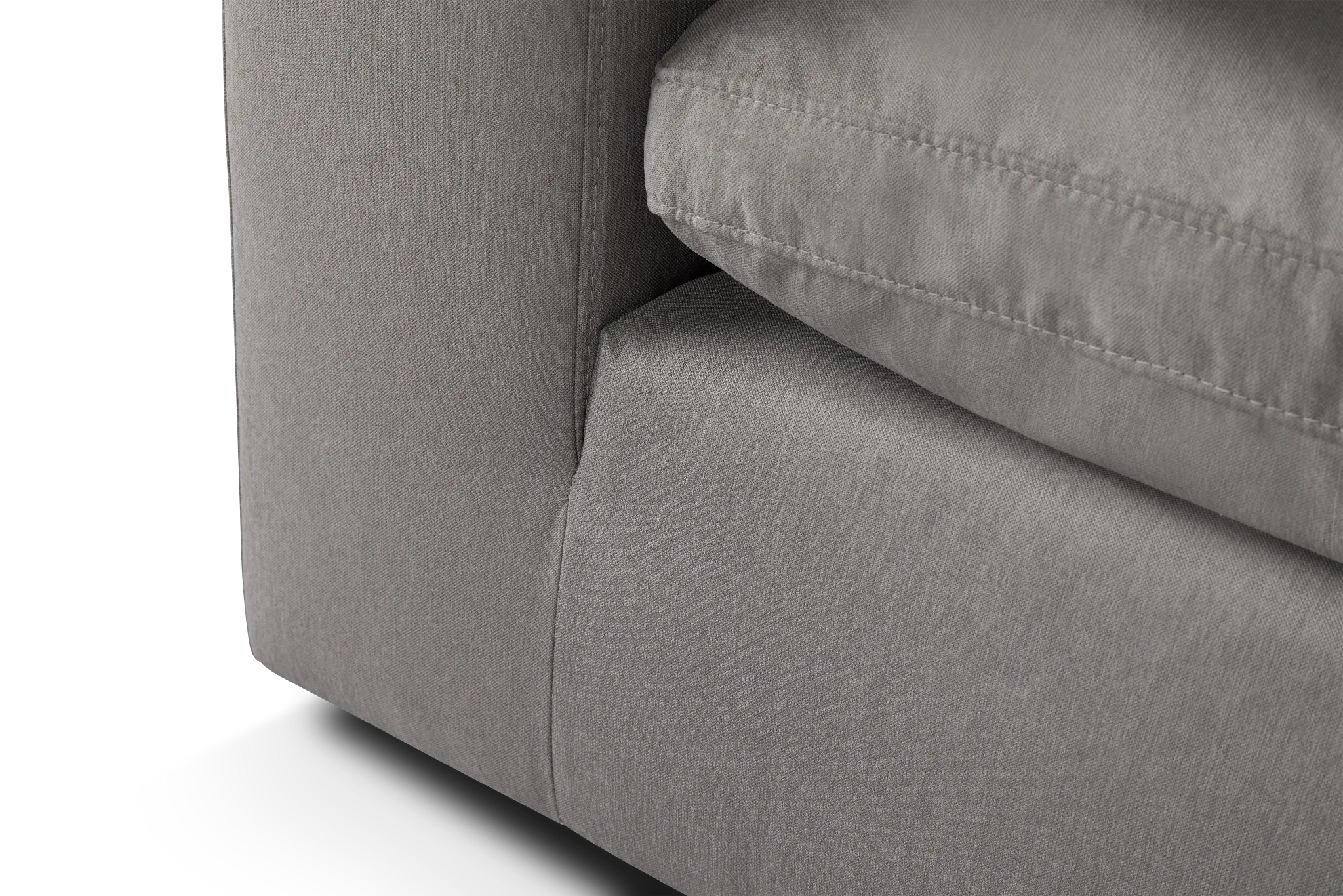 Nixon Light Gray Fabric 8-piece Modular Sectional