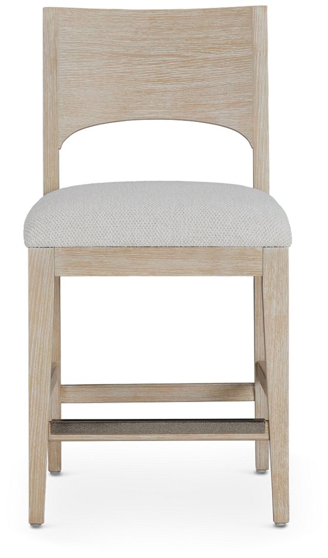 Costa Light Tone 24" Upholstered Barstool