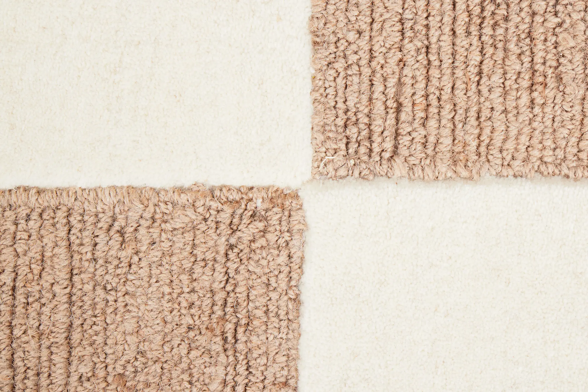 WHITE Checka White 5x8 Area Rug