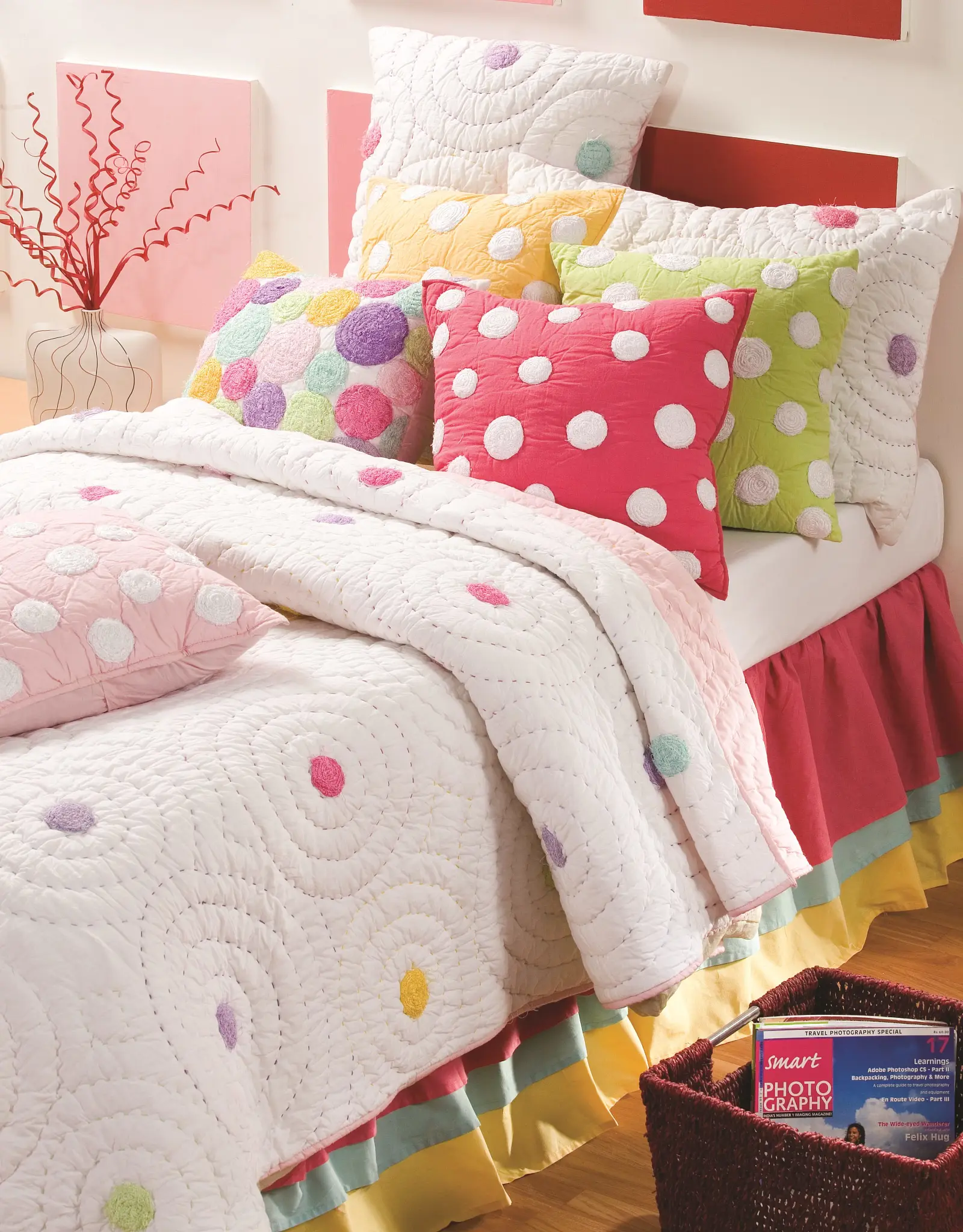 Dottie White Sham Dottie White Sham